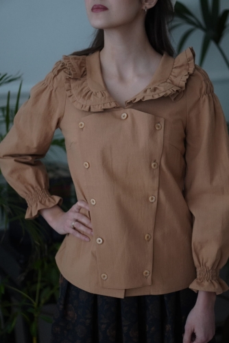 koszula Hazel camel Miio retro