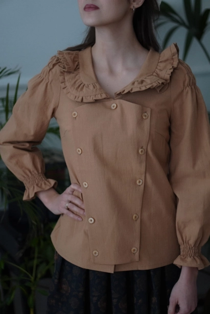 koszula Hazel camel Miio retro