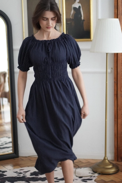 sukienka w paski retro Amelia Miio