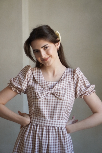 sukienka Dalia kratka styl retro Miio