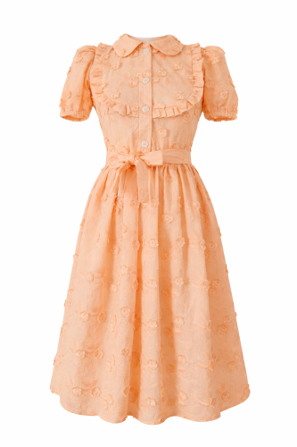 sukienka-betina-brzoskwinia-rozkloszowany-fason