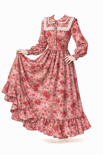 sukienka-honorata-roz-kwiatowy-wzor